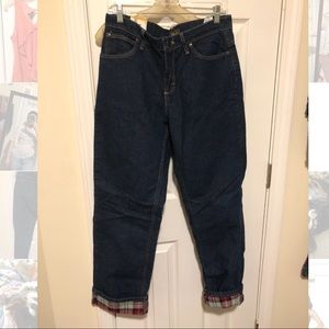 Flannel lined Jeans